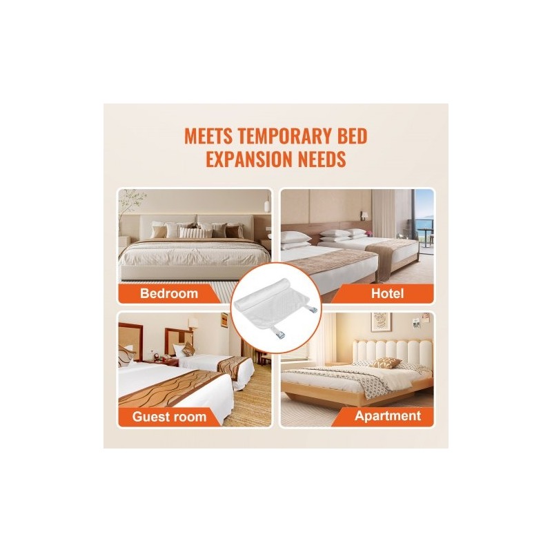 Siltapala 320 g polyesteripuuvilla 2540 x 610 mm 25D-muistivaahdolla parivuoteeseen