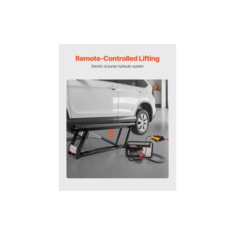 Sähköhydraulinen autonostin 3175 kg hiilirakenneteräsrunko kaukosäädin