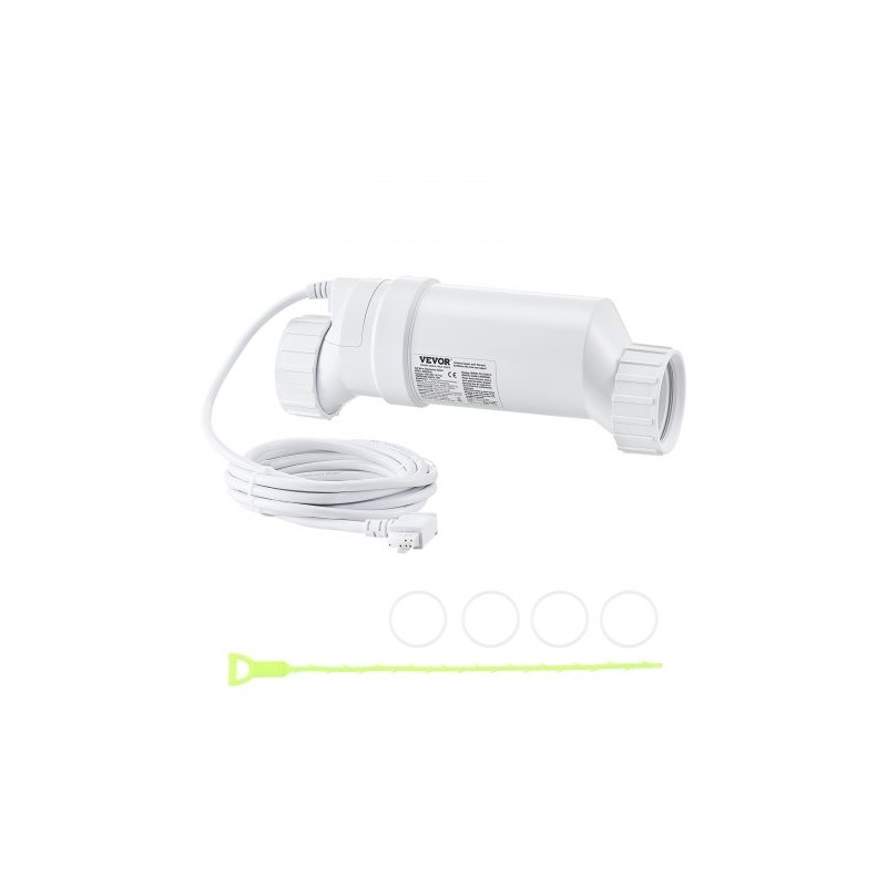 Suolavesikloorigeneraattori ABS-kotelolla ja titaani-elektrodeilla 25 000 gallonan maauima-altaisiin