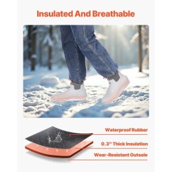 Miesten kumisaappaat vedenpitävät kumiset US-koko 9 nilkkapituiset