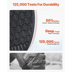 Kumisaappaat kumiset miesten vedenpitävät EVA sisäpohjalla työkäyttöön