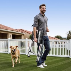 Teleskooppitikas ruostumatonta terästä pidentyvä 5030 mm 13 askelmaa liukumattomat jalat 170 kg