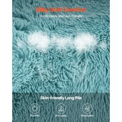 Säkkituoli suuri irrotettavalla pestävällä plyysipäällisellä sininen korkeatiheyksinen vaahtotäyte