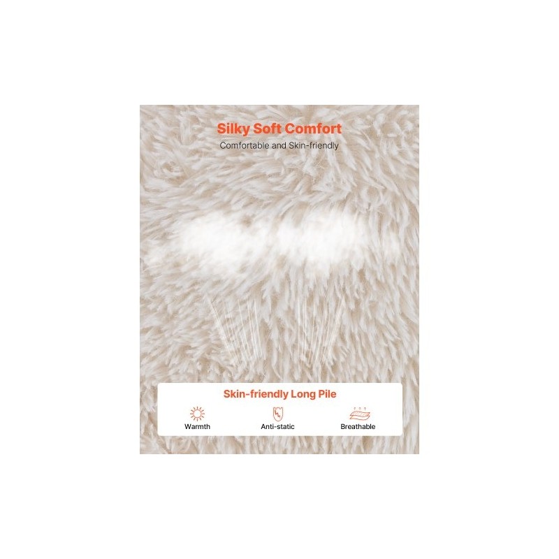 Säkkituoli korkeaselkäinen plyysipäällinen käsinojilla aikuisille korkeatiheyksinen vaahtotäyte beige