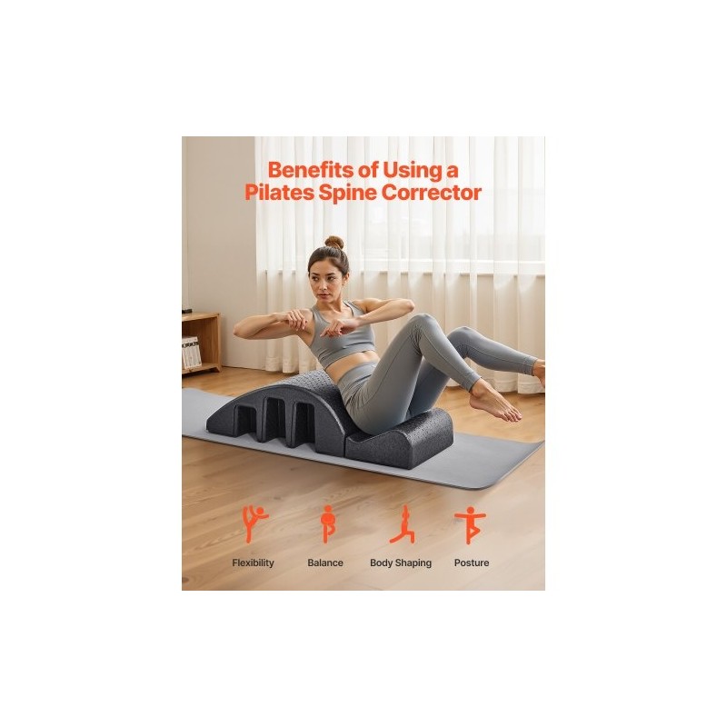 Pilates-selänkorjain EPP-materiaali ja tiheä vaahtomuovi kaksiosainen 980x390x270 mm selän liikkuvuuden tukemiseen