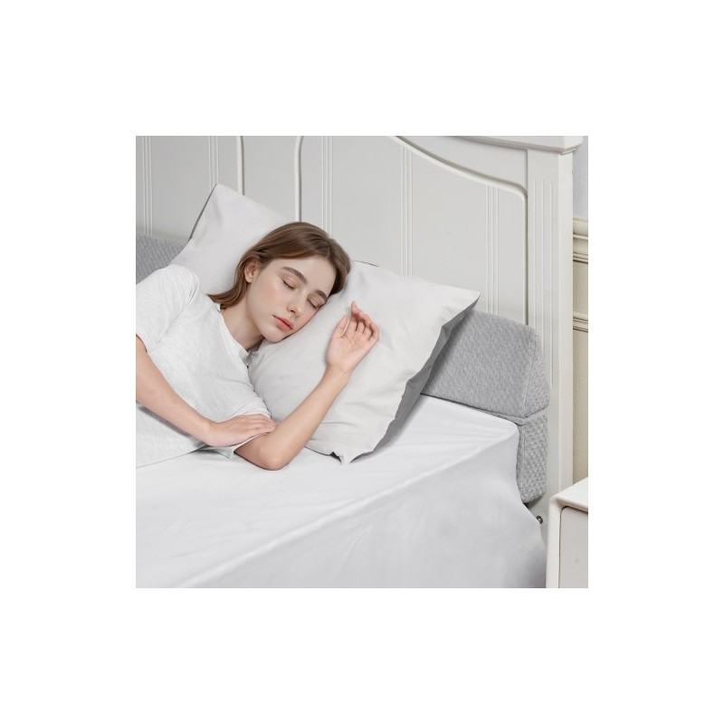 Kiilatyyny sängynpään raon täyttöön 25D-vaahto 2 kpl harmaa