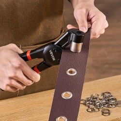 Purjerenkaiden asennussarja alumiiniseos 6 10 12 mm 900 kpl nahalle ja kankaille