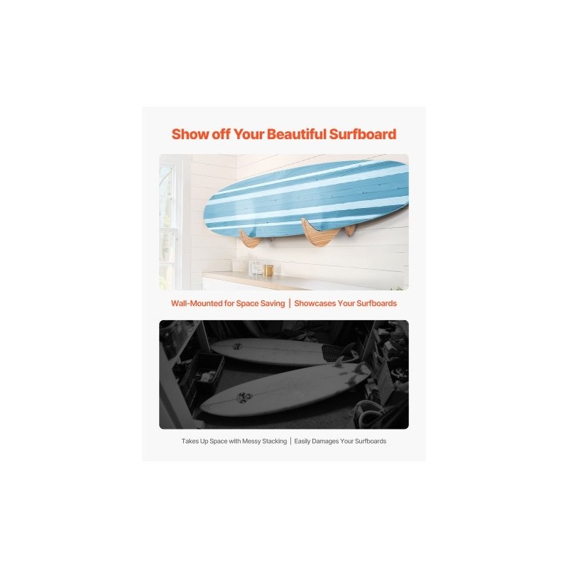 Seinään kiinnitettävä vaakasuuntainen lautateline tuhkapuusta pehmustetuilla kosketuspinnoilla yhden tason