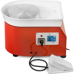 Sähköinen dreijakone 25 senttinen dreijalevy 280 watin moottori jalkapoljin roiskesuoja muotoilutyökalusetti hiljainen käynti