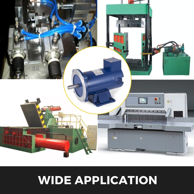 Pysyväismagneettinen harjallinen tasavirtamoottori 90 V 0,5 hv nimellisnopeus 1750 kier/min runko 56C