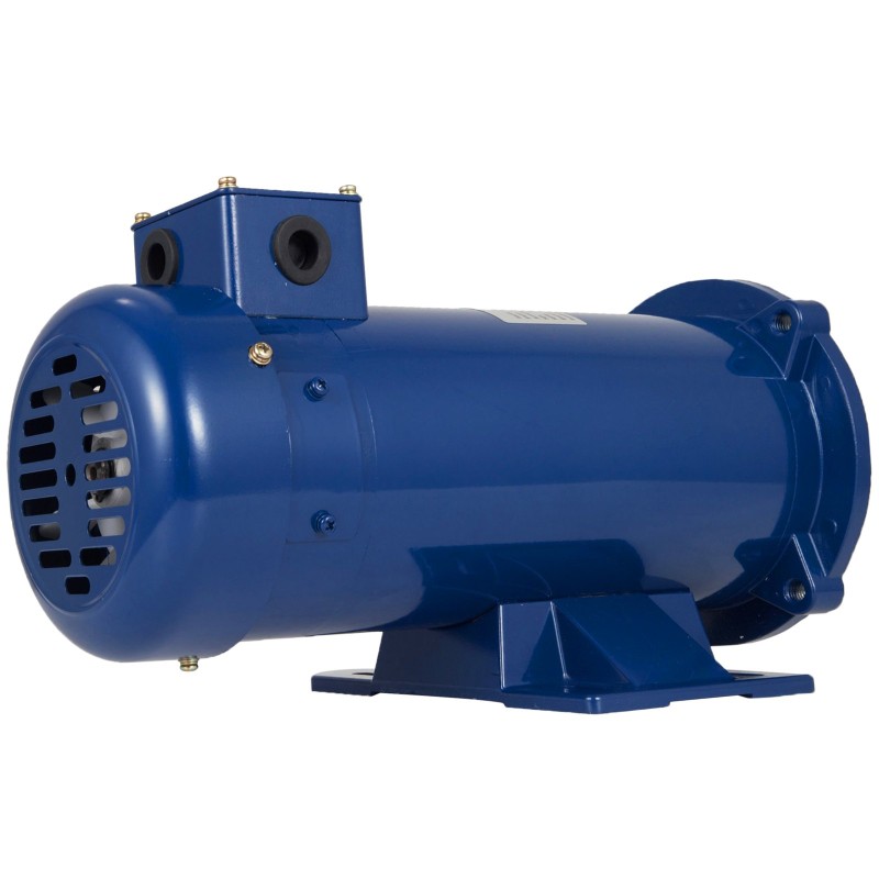 Kestomagneettinen 1 hv 12 voltin tasavirtamoottori nimellisnopeus 1750 kierrosta/min täysin suljettu kotelo