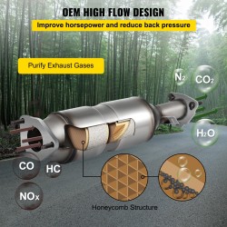 Katalysaattori 2003-2007 Honda Accord 2.4L L4 ruostumatonta terästä