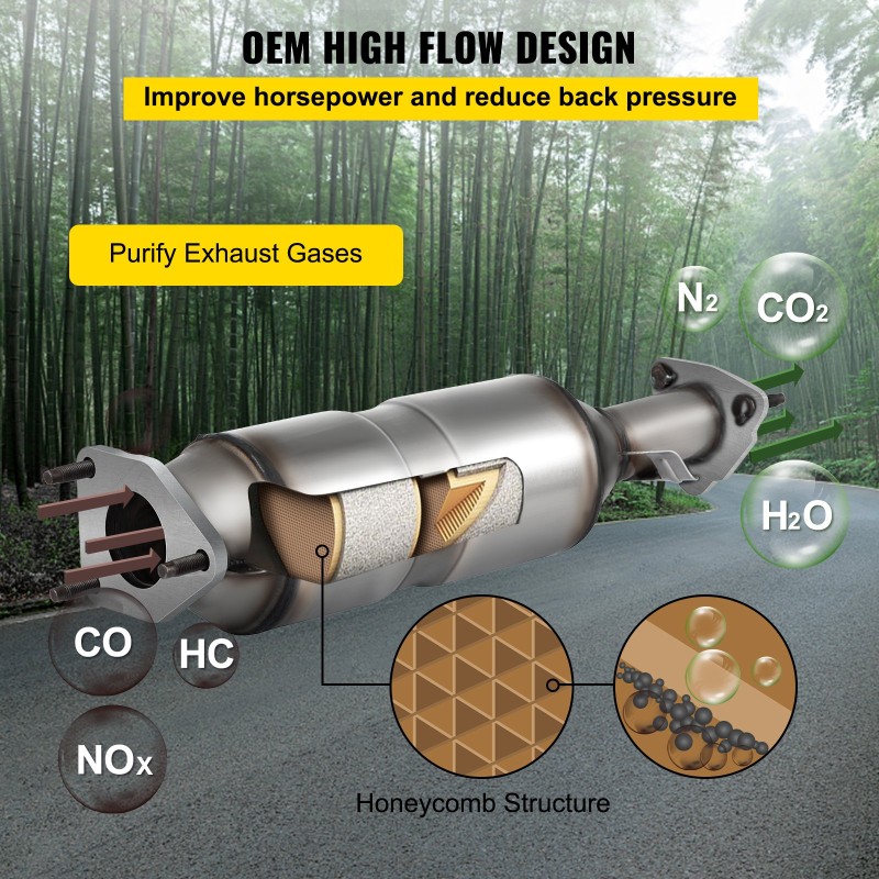 Katalysaattori 2003-2007 Honda Accord 2.4L L4 ruostumatonta terästä