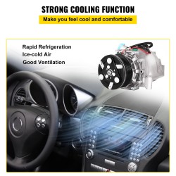 Ilmastointikompressori Honda Civic 1.8L 2006–2011, alumiinirakenne