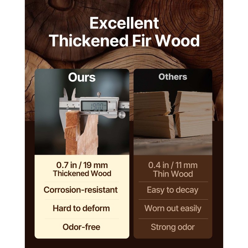 Mehiläispesä 20 kehystä 19 mm setripuu mehiläisvahattu akryyliset ikkunat