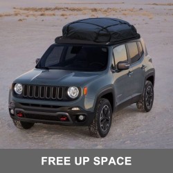 Kattokori alumiiniseoksinen 127 x 90 x 14 cm 220 paunaa musta kattokaiteisiin