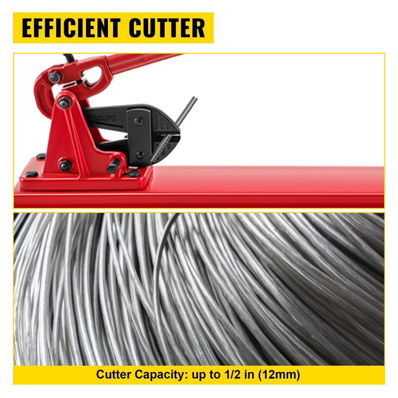 Penkkityyppinen käsileikkuri 24 tuuman CRV-teräs 12 mm alumiini kupari teräskaapeleille