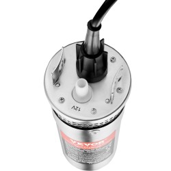 Uppopumppu aurinkokäyttöinen 12 V 120 W ruostumattomasta teräksestä kaivoihin kasteluun