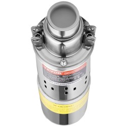 Uppopumppu aurinkokäyttöinen tasavirta 48 82V 369W 1 9m h 83m nostokorkeus kaivoihin