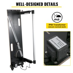 Kuumalankaleikkuri alumiinirunkoinen 42 cm leikkuupaksuus 115 cm leikkuupituus 6 lämmityslankaa