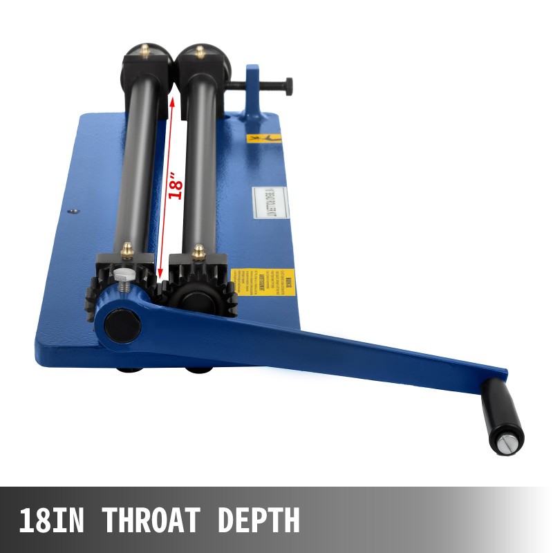 Helmiurakone pehmeästä teräksestä 18-tuumainen kurkkusyvyys 6 rullamuottisarjaa käsikäyttöinen sopii 1,2 mm levyille