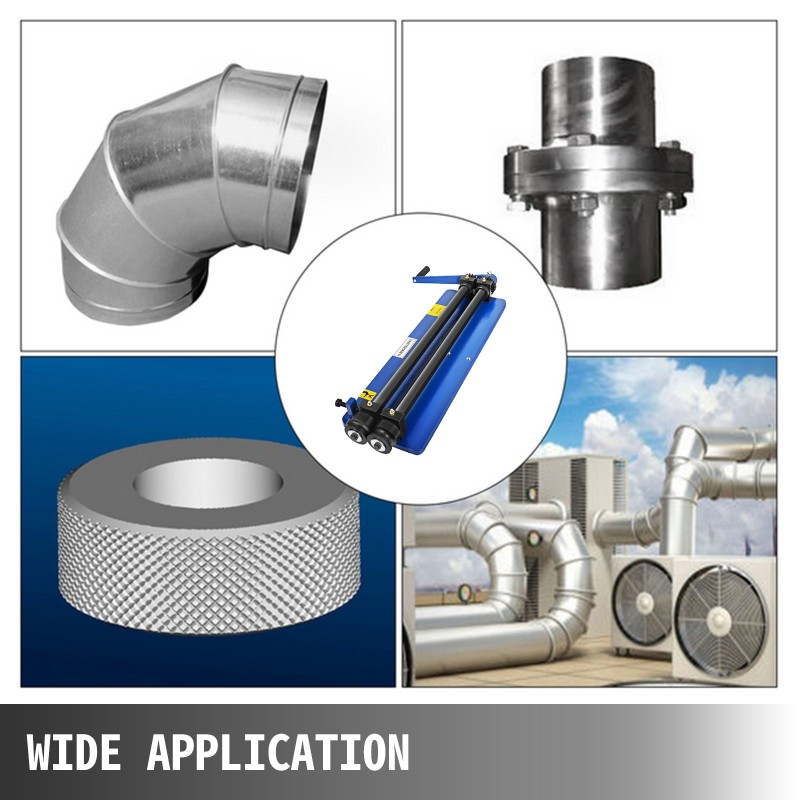 Helmiurakone pehmeästä teräksestä 18-tuumainen kurkkusyvyys 6 rullamuottisarjaa käsikäyttöinen sopii 1,2 mm levyille