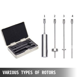 Digitaalinen pyörivä viskosimetri NDJ-5S laboratorioon mittausalue 10-100000 mPa·s