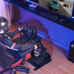 Rattiteline hiilikuituteräksestä säädettävä 68,5-80 cm taitettava yhteensopiva G25 G27 G29 G920