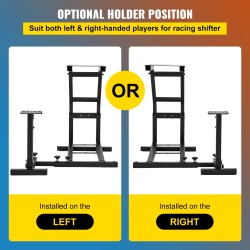 Simulaattorirattiteline hiiliteräs säädettävä 52–68 cm yhteensopiva G29 G27 G25