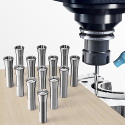 R8-istukkasarja 13 kappaletta 1/8–7/8 tuumaa karkaistu teräs tarkkuus 30 μm