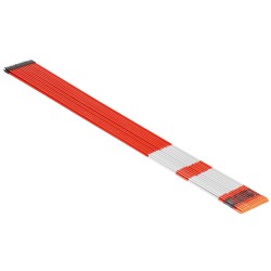 Heijastavat lasikuitutikut 122 cm 6,35 mm 200 kpl oranssi ajoteille