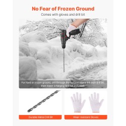 Lasikuituiset merkkitangot 122 cm halkaisija 6,35 mm 20 kpl oranssi heijastinnauhat