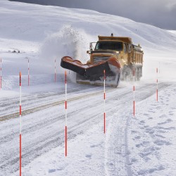 Lasikuituiset merkkitangot 122 cm halkaisija 6,35 mm 20 kpl oranssi heijastinnauhat