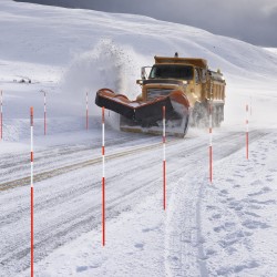 Heijastavat lasikuituiset merkkikepit pihatielle 20 kpl 147 cm Ø7,87 mm mukana poranterä