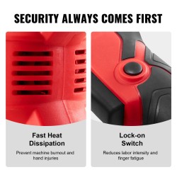 Betonitärytin 960 wattinen sähköinen 4000 kierrosta minuutissa 2 metrin varsi kädessä pidettävä