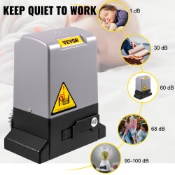 Automaattinen liukuportin avaaja 1800 kg 12 m 4 kaukosäädintä sovellusohjaus