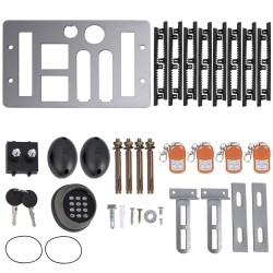 Automaattinen liukuportin avaaja 1800 kg 12 m 4 kaukosäädintä sovellusohjaus