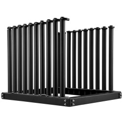 Teräksinen tuulilasiteline 9-paikkainen 785x635x610 mm kuorma-autoon vaahtomuovipehmuste