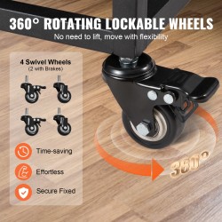 Koiranhäkki galvanoiduista teräsputkista 119×81×99 3 ovea lukittavat pyörät keskikokoisille ja suurille koirille