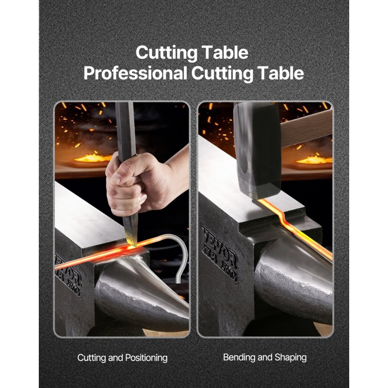 Valuteräksinen yksisarvinen alasin 25 kg pyöristetty sarvi sileä kovapinta