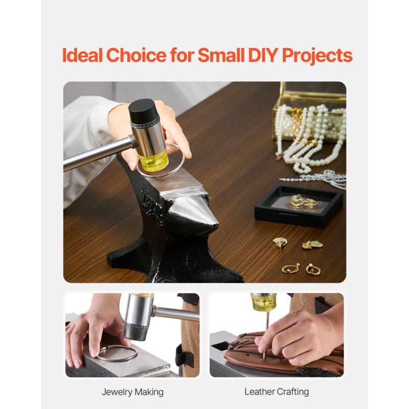 Alasimi valuteräksinen 11,5 kg yksisarvinen kova työpinta