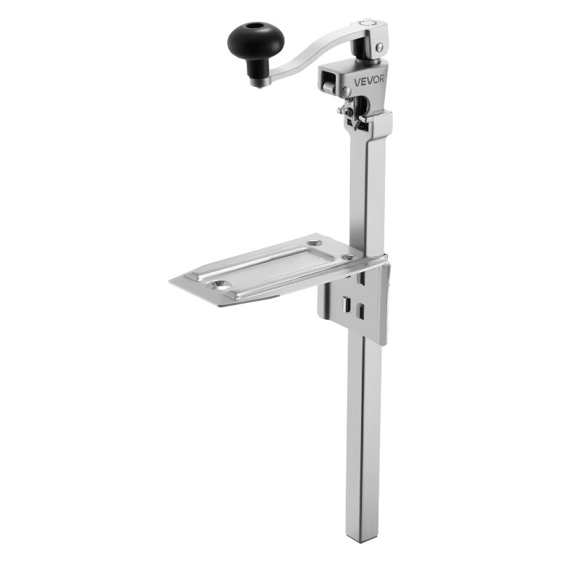 Pöytämallinen manuaalinen säilyketölkinavaaja korkeussäädettävä 300 mm ammattikäyttöön SUS420 terä valurautarunko