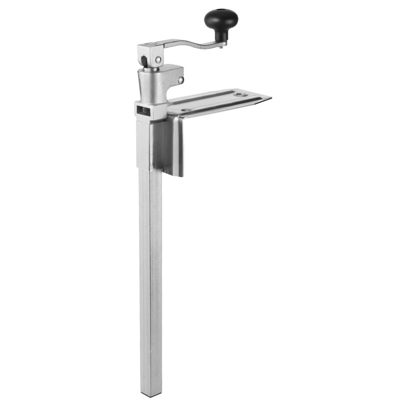 Käsikäyttöinen pöytämallinen tölkinavaaja valuteräksestä ruostumattomilla terillä sopii jopa 300 mm tölkeille ravintoloihin