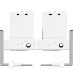 Vaakasuuntainen seinäsängyn jousimekanismi sarja rauta ja ruostumaton teräs valkoinen 0,9–1,2 m