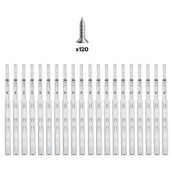 Laatikonkiskot hiiliteräs 20 tuuman täyden ulosvedon 10 paria 45 kilogrammaa kohden