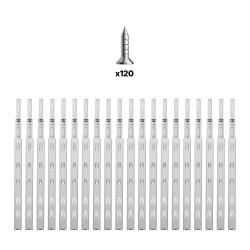 Laatikokiskot hiiliteräs 550 mm 45 kg täysin ulosvedettävät 10 paria sivukiinnitys