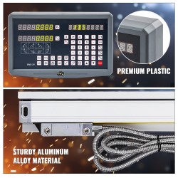 2-akselinen digitaalinen asennonäyttö 250 mm ja 1000 mm lineaariviivaimet resoluutio 5 μm