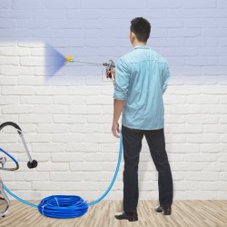 Ilmaton maalausletku ja lisävarustesarja 15,24 m kuitu ja nailon 3600 psi 517-suutin