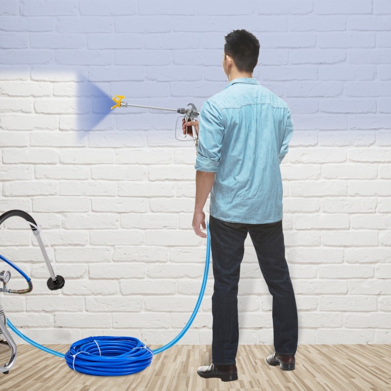 Ilmaton maalausletku ja lisävarustesarja 15,24 m kuitu ja nailon 3600 psi 517-suutin