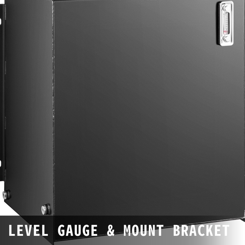 Hydraulinen öljysäiliö 95 l kylmävalssattu teräs suodattimella sekä tason ja lämpötilan mittarilla